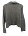 Madewell Size S Grey Acrylic Blend Long V Neck Sweater Grey / S