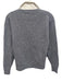 J Crew Size S White & Grey Wool Button Up & Collar Long Sleeve Sweater White & Grey / S