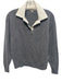 J Crew Size S White & Grey Wool Button Up & Collar Long Sleeve Sweater White & Grey / S