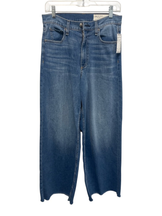 Rag & Bone Size 28 Light Wash Denim Wide Leg Jeans Light Wash / 28