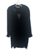 Vince Size S Navy Velvet Long Sleeve Dress Navy / S
