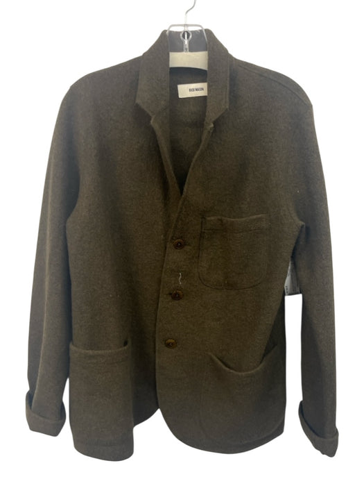 Buck Mason Size M Brown 100% Merino Wool Chore Jacket Jacket Brown / M