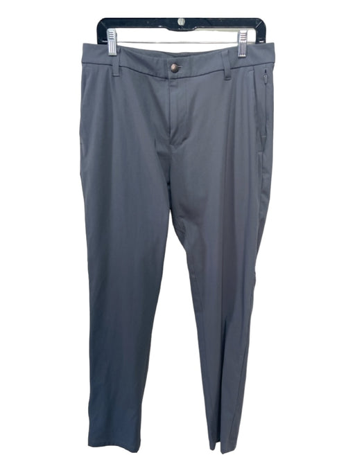 Mizzen + Main Size 33 Navy Nylon Blend Trouser Slim Pants 33