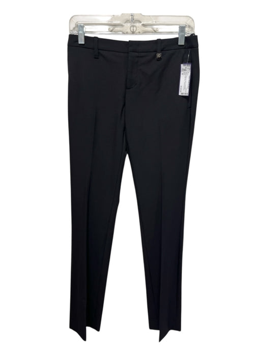 Gucci Size 38 Black Polyamide Blend pleat front Bootcut Mid Rise Trouser Pants Black / 38