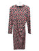 Jonathan Cohen Size Small Black, White, Red Polyester Side Twist Accent Dress Black, White, Red / Small