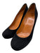 Gucci Shoe Size 40 Black Suede Round Toe Platform Stiletto Pumps Black / 40