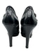 Gucci Shoe Size 10 Black Leather Ponyhair lace up Platform Ankle Booties Black / 10