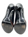 Gucci Shoe Size 10 Black Leather Ponyhair lace up Platform Ankle Booties Black / 10