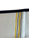 Christian Dior Cream, Black & Yellow Silk Square Abstract Floral Border scarf Cream, Black & Yellow / Large