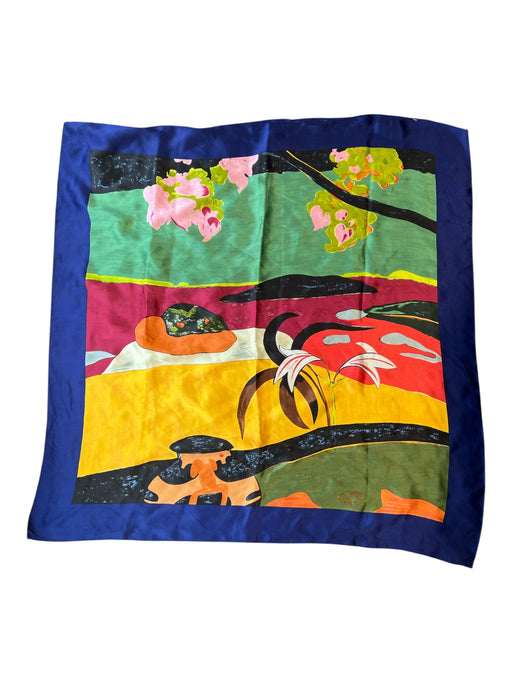 Metropolitan Museum of Art Multi 100% Silk Floral Square scarf Multi