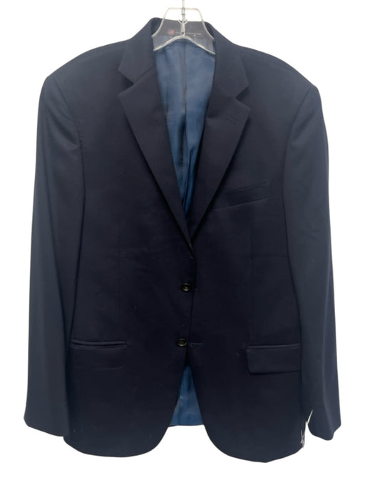 Hart Schaffner & Marx AS IS Navy Wool Solid Men's Blazer Navy / 40R