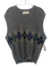 Fairway & Greene Size L Gray Wool Blend Argyle Vest Men's Sweater Gray / L