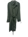 Hammacher Schlemmer Size M Green Synthetic Solid Overcoat Men's Jacket Green / M