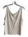 Eileen Fisher Size L Cream Silk Sleeveless solid color Round Neck Tank Top Cream / L