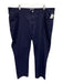 Peter Millar Size 42 Blue Synthetic Solid Athletic Khakis Men's Pants Blue / 42