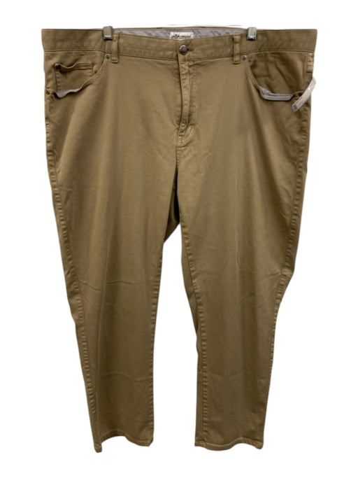 Peter Millar Size 42 Tan Cotton Solid Khaki Men's Pants Tan / 42