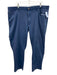 Peter Millar Size 42 Blue Cotton Solid Khaki Men's Pants Blue / 42