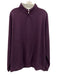 Peter Millar Size XL Plum Synthetic Solid Quarter Zip Men's Long Sleeve Shirt Plum / XL