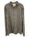 Billy Reid Size XXL Gray & Tan Cotton Plaid Button Up Men's Long Sleeve Shirt Gray & Tan / XXL