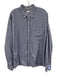 Peter Millar Size XL Blue & White Cotton Gingham Button up Long Sleeve Shirt Blue & White / XL