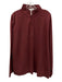 Peter Millar Size XL Red Cotton Blend Solid Men's Long Sleeve Shirt Red / XL
