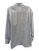 David Donahue Size 17 Light blue Cotton Micro Button up Men's Long Sleeve Shirt Light blue / 17
