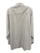 David Donahue Size 17 White & Blue Cotton Grid Button up Men's Long Sleeve Shirt White & Blue / 17
