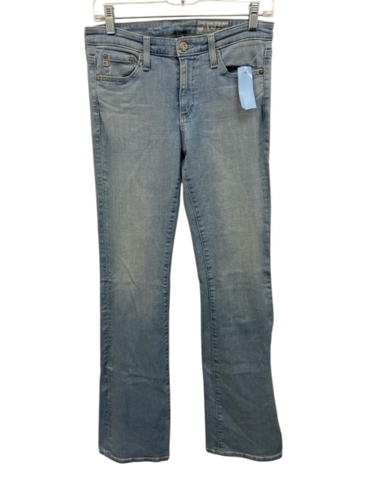 AG Size 27 Light Wash Cotton Denim Low Rise Boot Cut Jeans Light Wash / 27