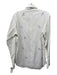 Etro Size 40 White & Blue Cotton Blend Dragonflies & Lillypads Long Sleeve Shirt 40