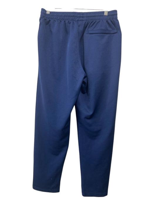 Adidas Size M Navy Synthetic Solid Athletic Jogger Men's Pants Navy / M