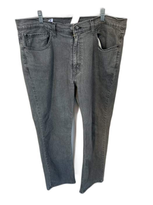 Levis Size 38/32 Grey Denim Straight Leg Men's Jeans Grey / 38/32