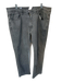 Levis Size 38/32 Grey Denim Straight Leg Men's Jeans Grey / 38/32