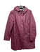 Levi's Size XL Merlot Red Polyurethane Zip Up Pockets hood Coat Merlot Red / XL