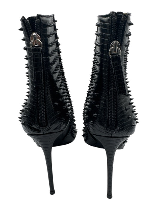 Steve Madden Shoe Size 11 Black Leather Stiletto Studded Booties Black / 11