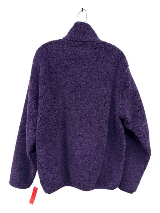 Rowing Blazers Size M Purple & Blue Print Synthetic fleece Zip Up Men's Jacket Purple & Blue Print / M