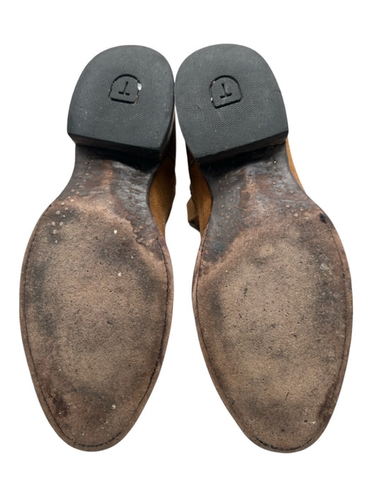 Tecovas Shoe Size 10 Brown Suede Solid Western Men's Shoes Brown / 10