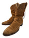 Tecovas Shoe Size 10 Brown Suede Solid Western Men's Shoes Brown / 10