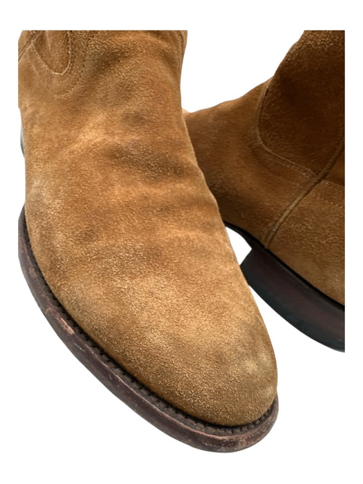 Tecovas Shoe Size 10 Brown Suede Solid Western Men's Shoes Brown / 10