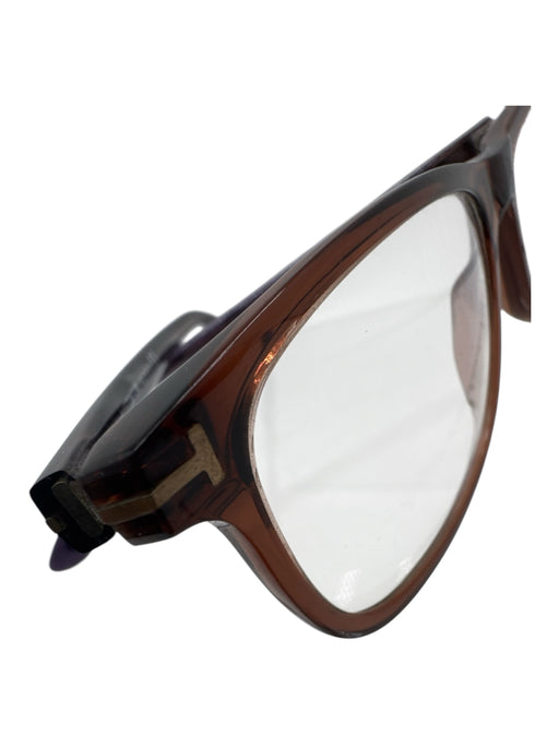 Tom Ford Purple Plastic Solid Readers Men's Sunglasses Purple