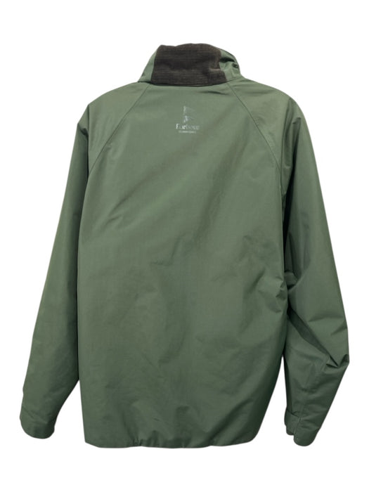 Barbour Size M Green Synthetic Solid Windbreaker Zip Up Men's Jacket Green / M