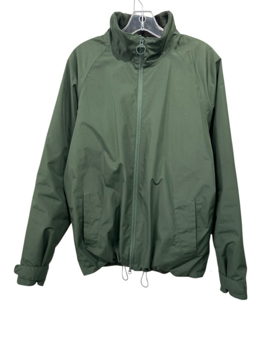 Barbour Size M Green Synthetic Solid Windbreaker Zip Up Men's Jacket Green / M