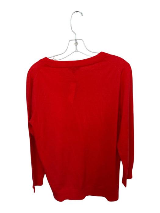 J. Crew Size XL Tomato Merino Wool Long Sleeve Crew Neck Sweater Tomato / XL