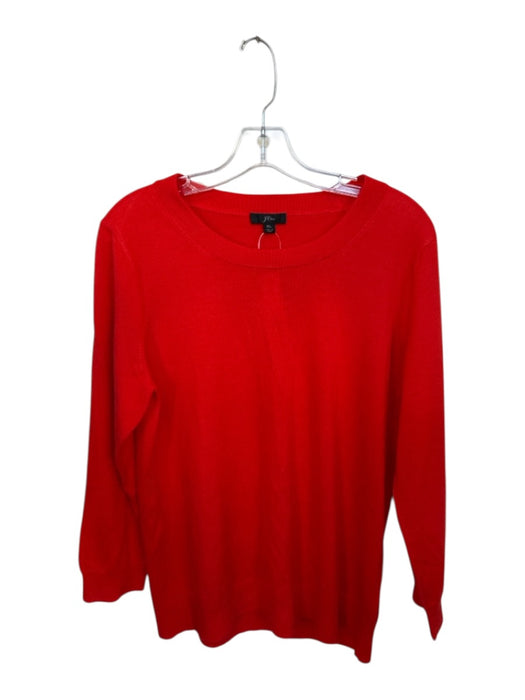 J. Crew Size XL Tomato Merino Wool Long Sleeve Crew Neck Sweater Tomato / XL