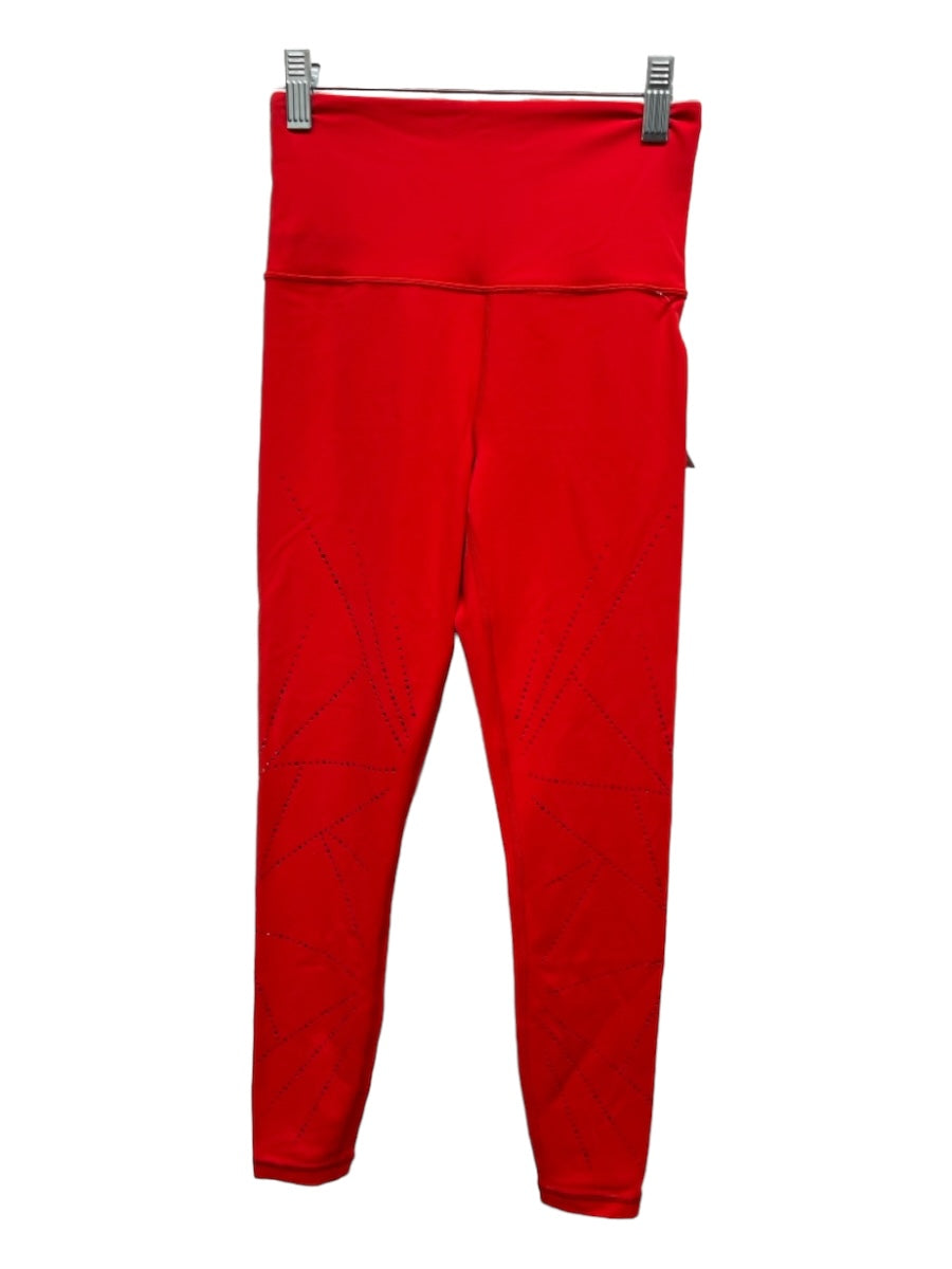 Athleta Size XXS Orange Red Nylon Blend High Waist Perforated Design  Leggings — Labels Resale Boutique