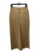 Reformation Size 26 Brown Regenerative Cotton High slit Denim Floor Length Skirt Brown / 26