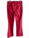 Mother Size 28 Red Cotton High Rise Zip Fly 5 Pocket Flare Jeans Red / 28