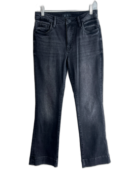 Kut From The Kloth Size 2 Charcoal Cotton Blend High Rise Zip Fly 5 Pocket Jeans Charcoal / 2