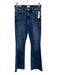 Mother Size 26 Medium Wash Cotton Blend Frayed Hem High Rise Flare Jeans Medium Wash / 26
