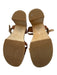 Hasbeens Shoe Size 39 Cognac Brown Leather Upper Wooden Sole fisherman Sandals Cognac Brown / 39