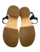 Hasbeens Shoe Size 39 Black Leather Upper Wooden Sole Criss Cross Sandals Black / 39
